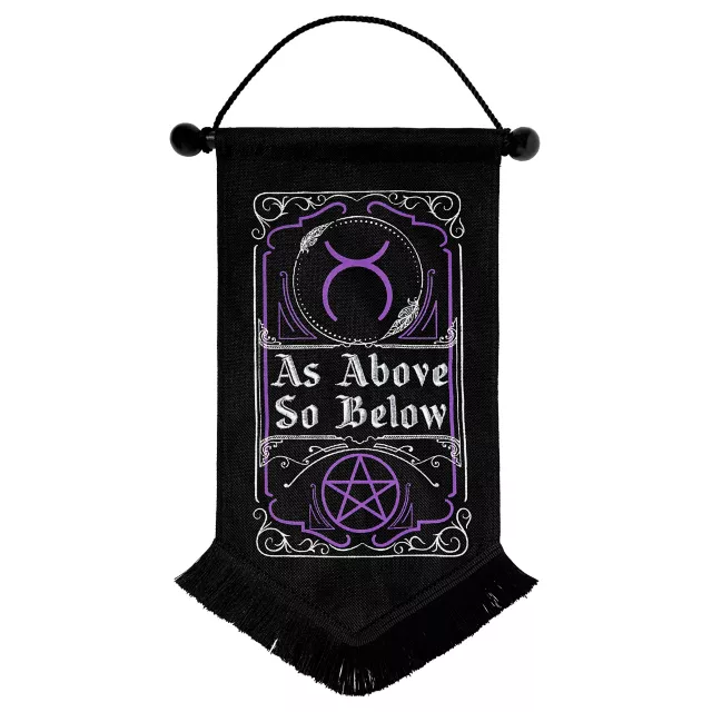 As Above So Below Scroll Sign