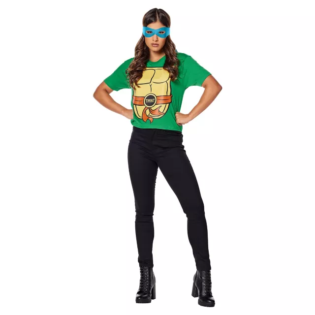 Adult Teenage Mutant Ninja Turtles T Shirt Plus Size Costume Kit