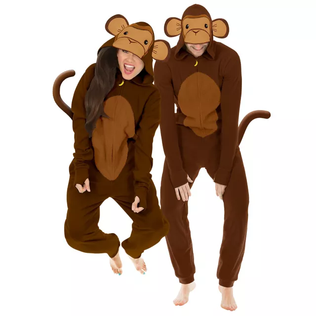 Adult Monkey Jumpsuit Costume