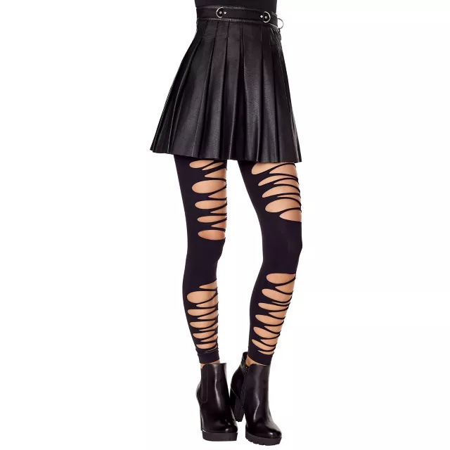 Black Cutout Tights
