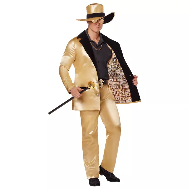 Adult Gold Pimp Costume