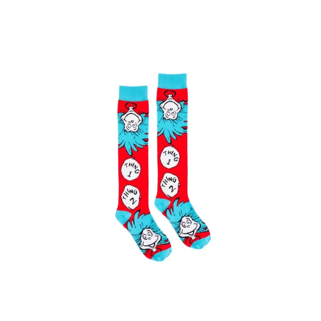 Thing 1 and 2 Knee High Socks - Dr. Seuss