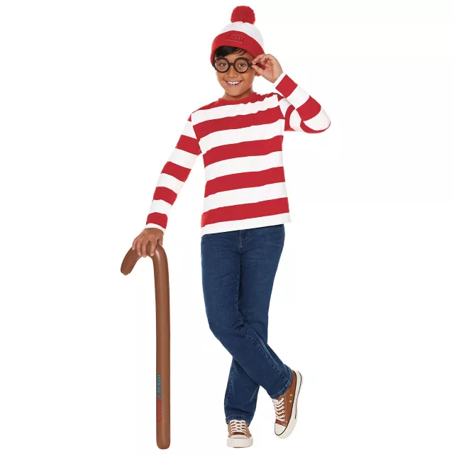 Kids Where's Waldo Costume Kit