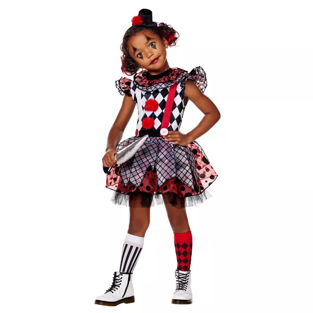 Toddler Twisted Clown Costume