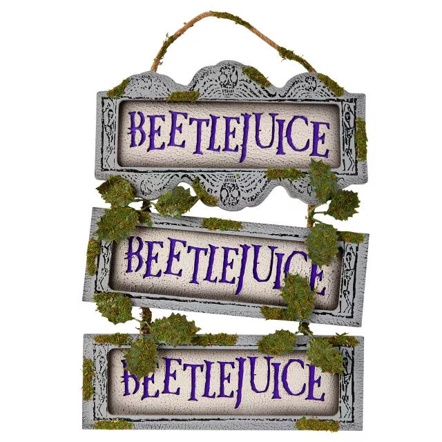 Beetlejuice Ladder Sign