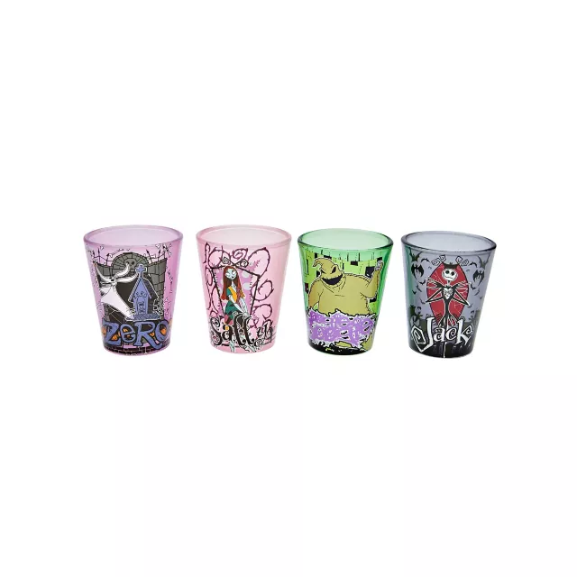 Jack Skellington Mini Glass 4 Pack - Nightmare Before Christmas