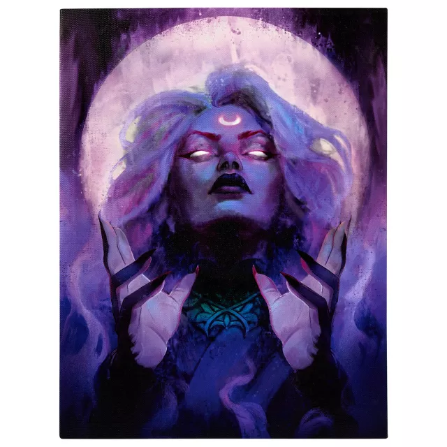 Mystical Arts Moon Witch Canvas