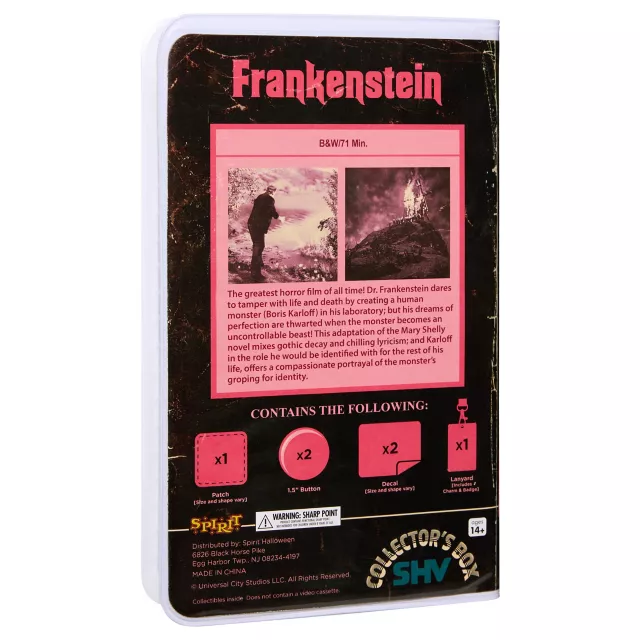 Frankenstein Video Collector Box - Universal Monsters