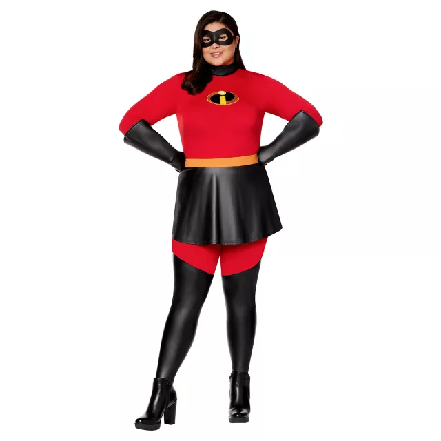 Adult Mrs. Incredible Catsuit Plus Size Costume - The Incredibles