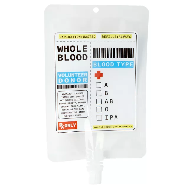 Nurse Blood Bag Flask