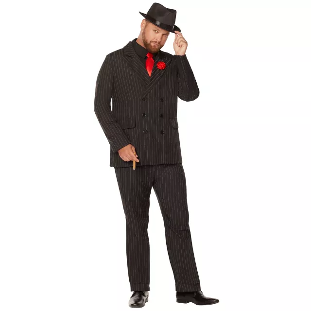 Adult Gangster Suit Plus Size Costume