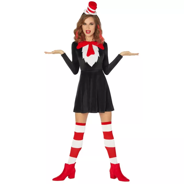 Adult Cat in the Hat Dress - Dr. Seuss