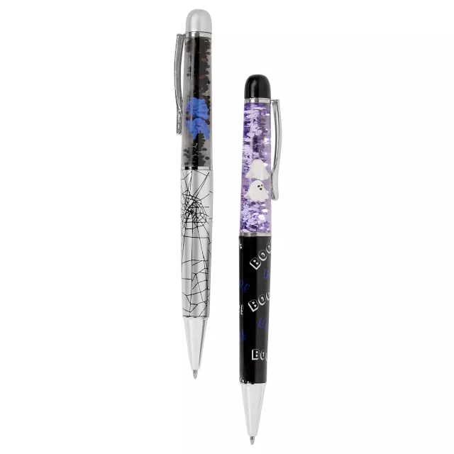 Spider Web Glitter Pens - 2 Pack