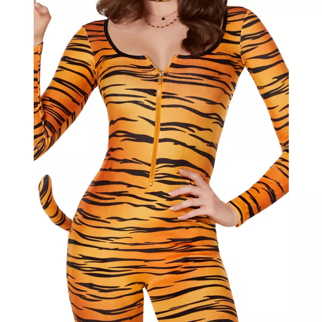 Adult Tiger Catsuit Costume