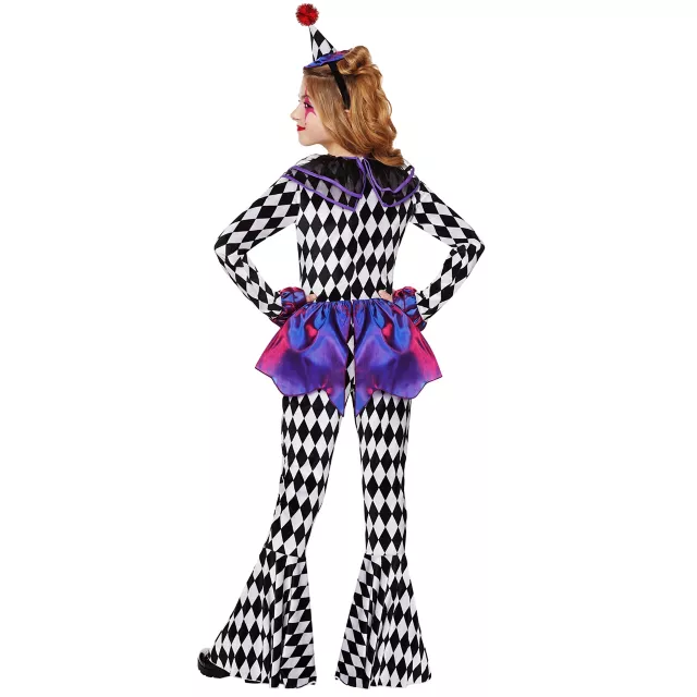 Kids Carnival Clown Unitard Costume