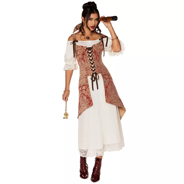 Adult Pirate Dress Costume Deluxe