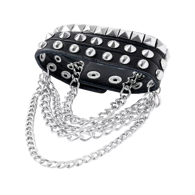 Studded Chain Punk Rock Bracelet
