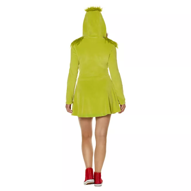 Adult Grinch Hooded Dress - Dr. Seuss