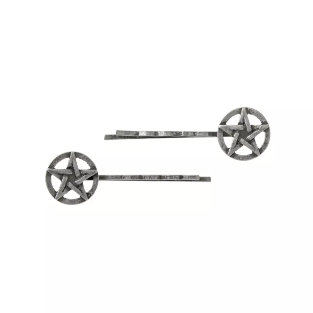 Pentagram Hair Clips