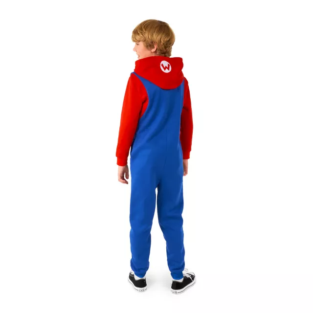 Kids Mario Jumpsuit With Hood - Super Mario Bros.