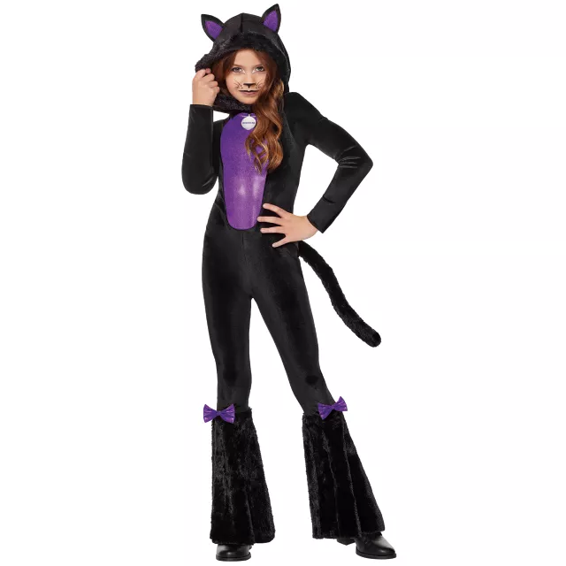 Kids Black Cat One Piece Costume