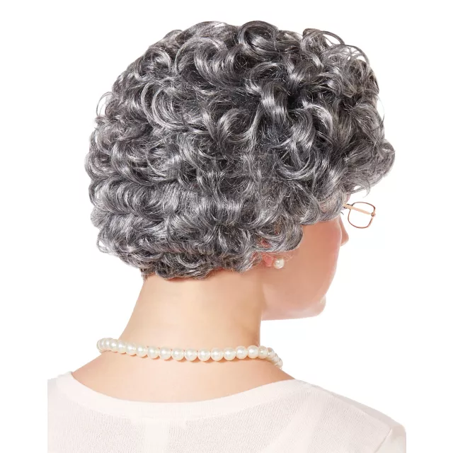 Curly Old Woman Wig