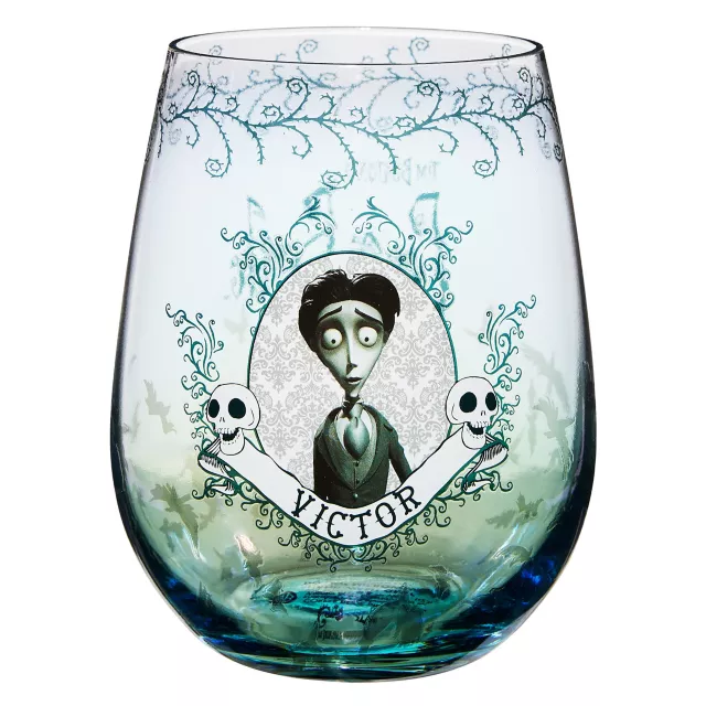Corpse Bride Stemless Glass Set 13 oz. - 2 Pack