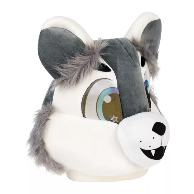 Gray Wolf Furry Mask