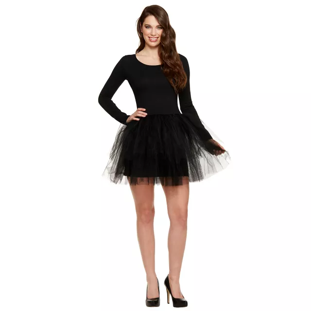 Adult Black Starter Tutu Plus Size Dress