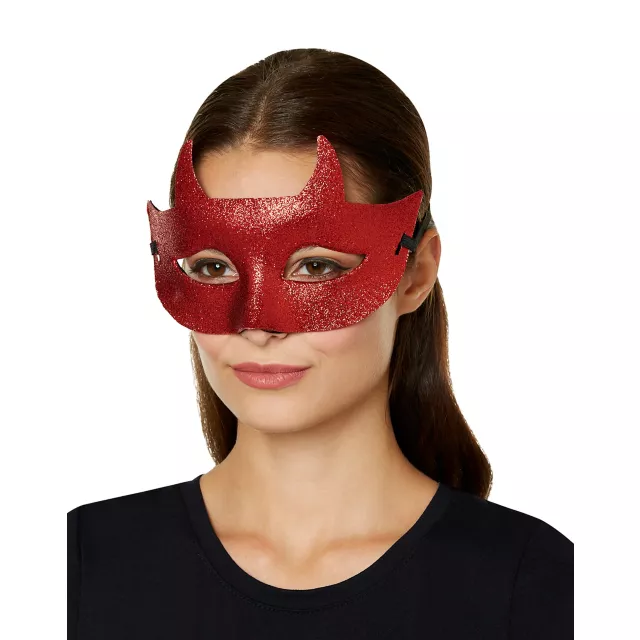 Red Devil Half Mask