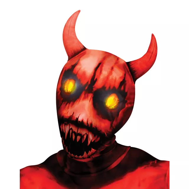 Kids Fiery Demon Skin Suit Costume