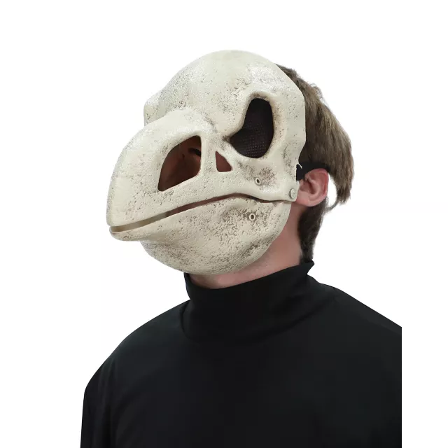 Skeletal Crow Half Mask
