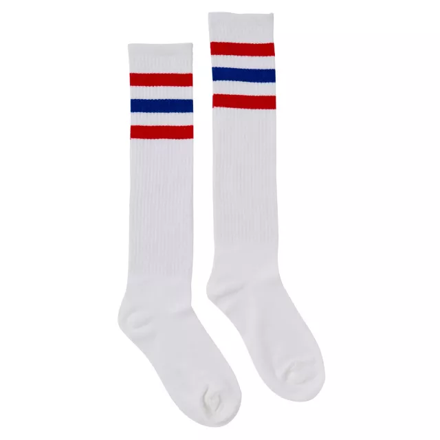 Americana Striped Athletic Knee High Socks