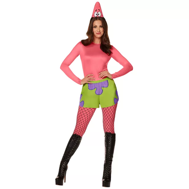 Adult Patrick Star Cat Suit Plus Size Costume - SpongeBob Squarepants