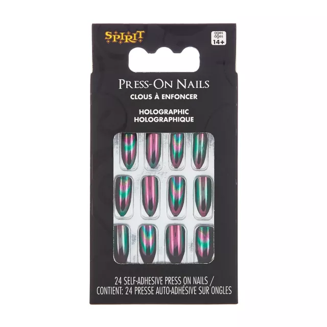 Oil Slick Press On Nails