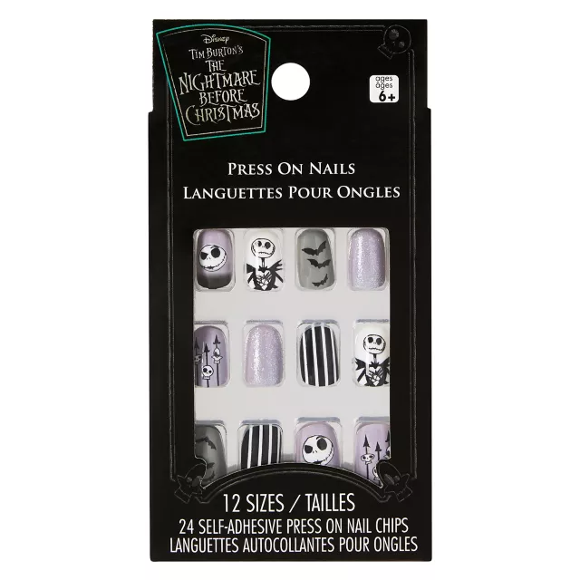 Kids Jack Skellington Press-On Nails - The Nightmare Before Christmas