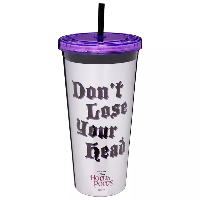 Don't Lose Your Head Cup with Straw 20 oz. - Hocus Pocus