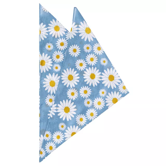 Blue Daisy Bandana
