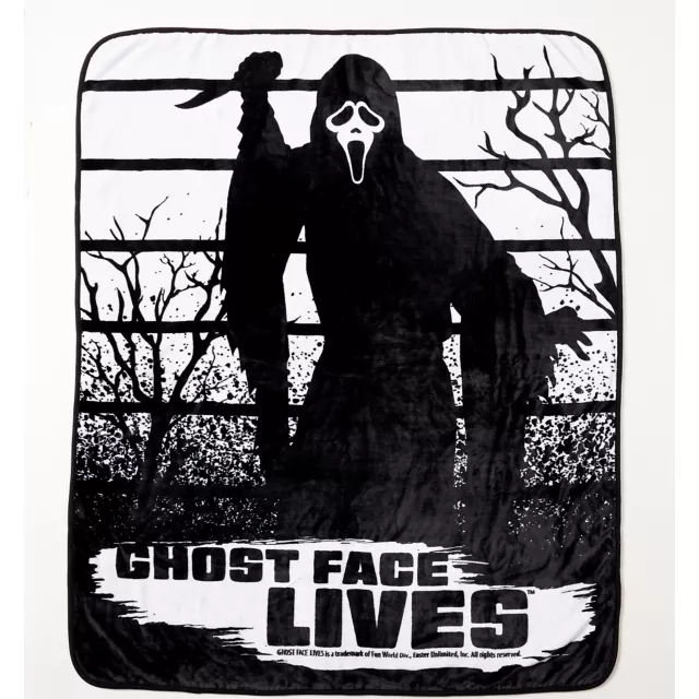 Ghost Face Lives Fleece Blanket