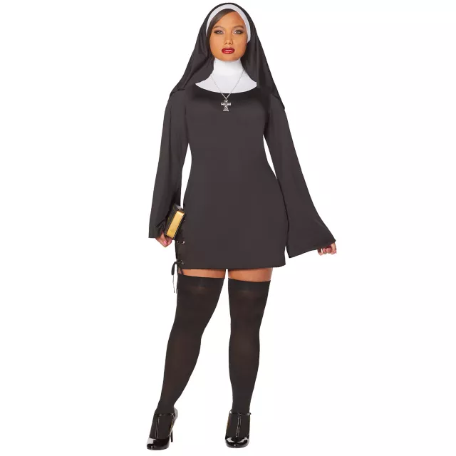 Adult Sinful Sister Plus Size Costume