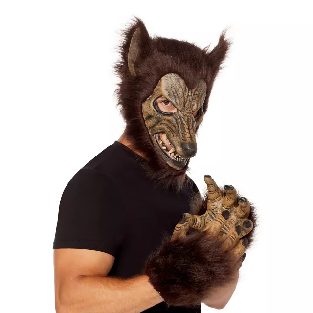 Werewolf Half Mask with Hands