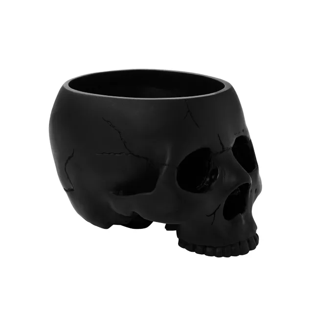 Black Skull Decorative Bowl