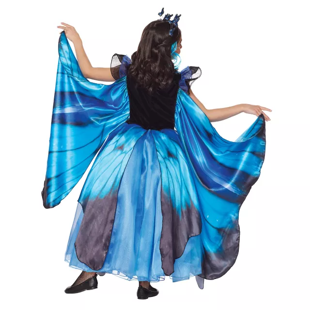 Kids Blue Butterfly Dress Costume - The Signature Collection