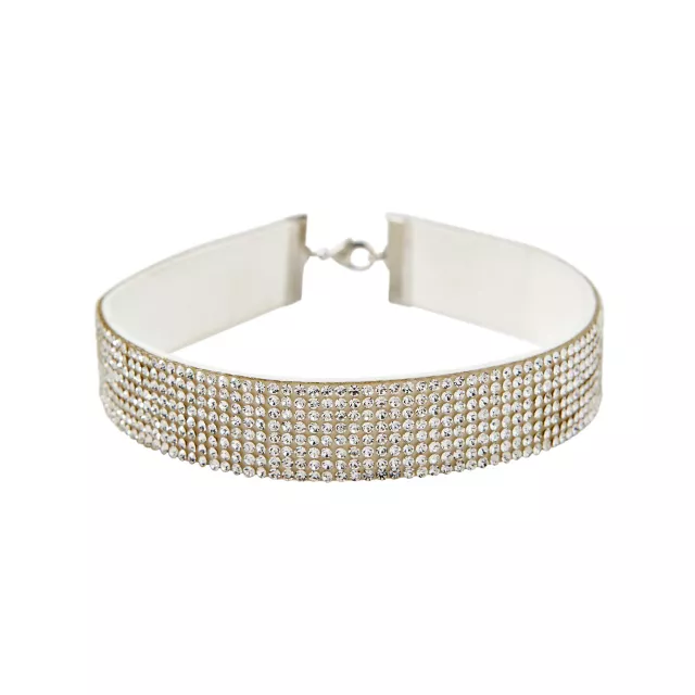 Rhinestone Choker Necklace