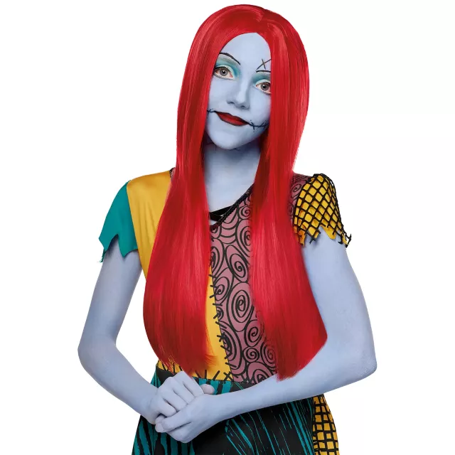 Kids Red Sally Wig - The Nightmare Before Christmas