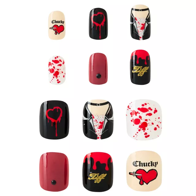 Kids Chucky and Tiffany Press On Nails