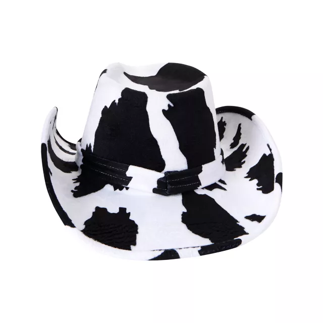 Cow Print Cowboy Hat