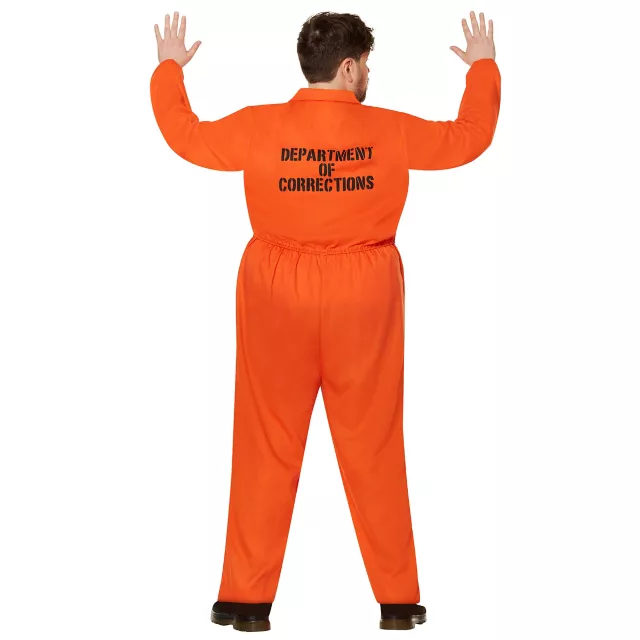 Adult Department of Corrections Prisoner One Piece Costume