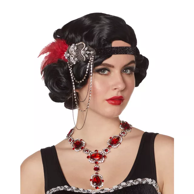 '20s Beaded Feather Headband