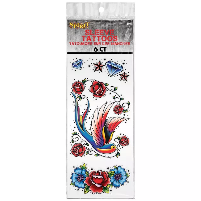 Punk Sleeve Temporary Tattoos